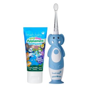 Brush Baby Brush-Baby Wildones Elephant Rechargeable Toothbrush & Applemint Toothpaste