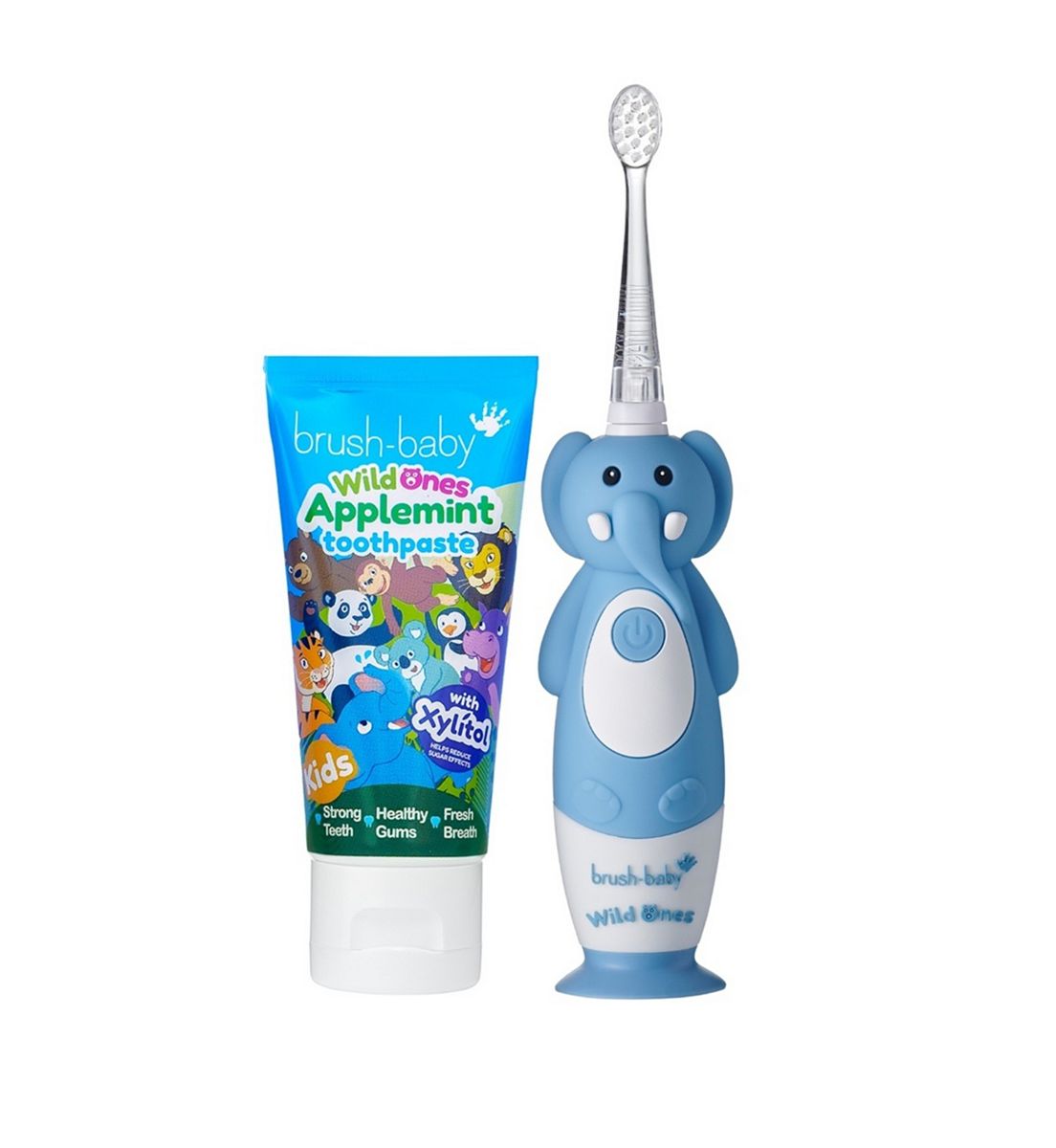 Brush Baby Brush-Baby Wildones Elephant Rechargeable Toothbrush & Applemint Toothpaste