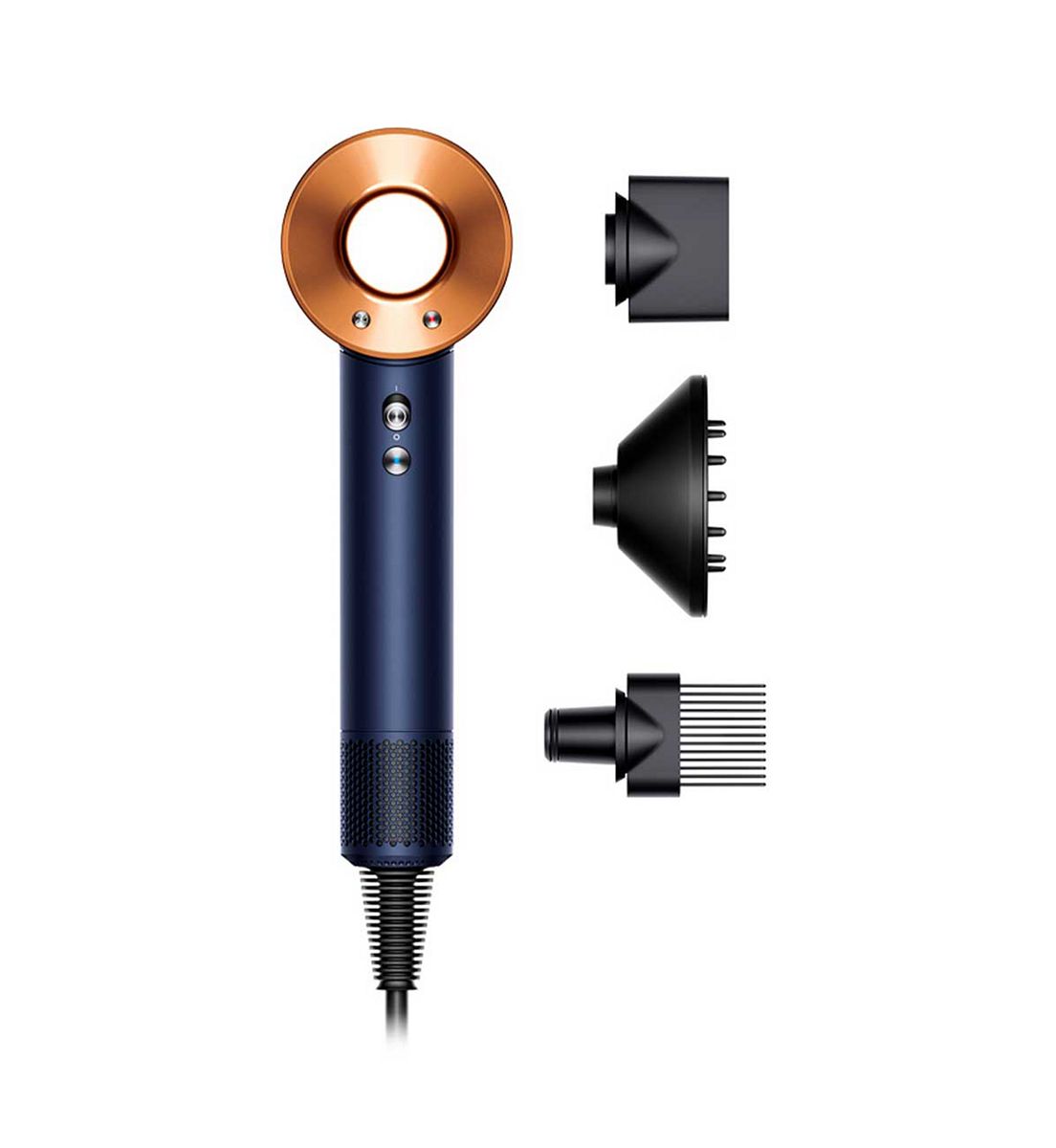 Dyson Supersonic Hair Dryer Curly To Coily Prussian Blue Rich Copper