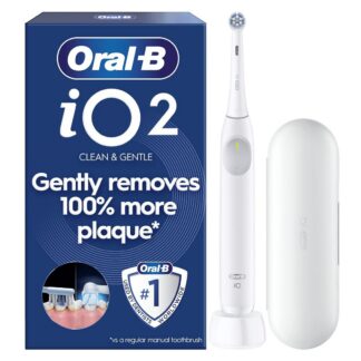 Oral B Oral-B Io2 Simple White Electric Toothbrush + Travel Case