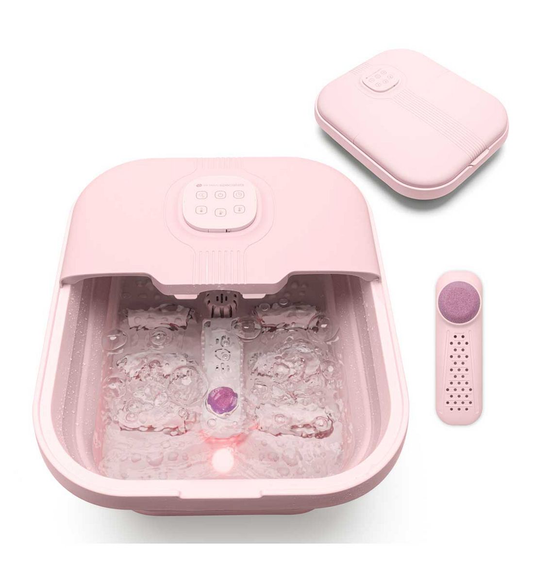 RIO Deluxe Foldaway Foot Spa Bath Pink