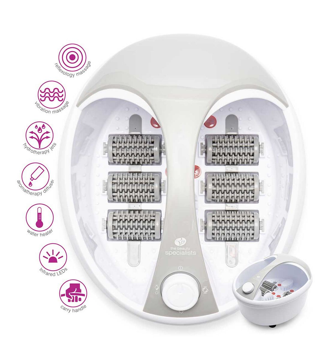 RIO Deluxe Foot Spa Bath & Massager