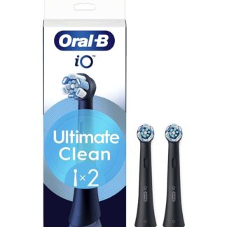 Oral B Oral-B Io Ultimate Clean Black Toothbrush Heads 2 Pack