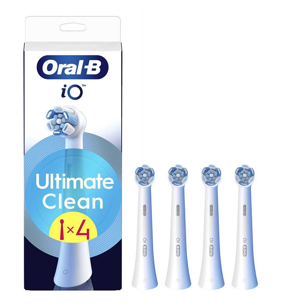 Oral B Oral-B Io Ultimate Clean Toothbrush Heads 4 Pack