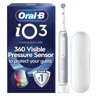 Oral B Oral-B Io3 Electric Toothbrush Grey 1 Brush Head + Travel Case